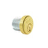 Schlage Commercial 30001C606118 1-1/8" Mortise Cylinder C Keyway with Compression Ring and Spring and L Cam Satin Brass Finish