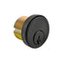 Schlage Commercial 30001C622118 1-1/8" Mortise Cylinder C Keyway with Compression Ring and Spring and L Cam Satin Black Finish