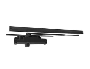 LCN 3133STDGLBLKLH Size 3 Left Hand Concealed In Door Track Closer 693 Black Finish Sparrow Supply