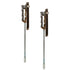 Trimco 3810X3810613 Pair of UL Automatic Flush Bolt for Metal Doors Oil Rubbed Bronze Finish Sparrow Supply
