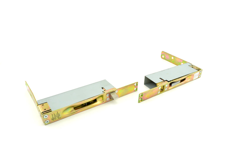 Trimco 3825LX3815L626630 Pair of Long UL Semi-Automatic Flush Bolt for Wood Doors Satin Chrome by Satin Stainless Steel Finish Sparrow Supply