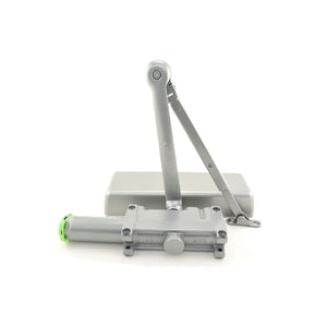 LCN 4011HALLH Left Hand Size 1 Surface Mounted Pull Side Smoothee Heavy Duty Hold Open Door Closer with TBSRT Thru Bolts 689 Aluminum Finish Sparrow Supply