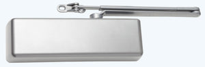 LCN 4031REGAL Heavy Duty Universal Regular Adjustable 1-4 Door Closer with TBSRT Thru Bolts 689 Aluminum Finish Sparrow Supply