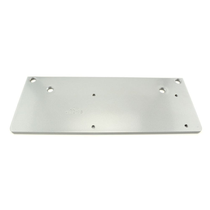 LCN 411018AL Push Side Mount Drop Plate for Top Rail Less Than 5-1/8" for 4110 Series 689 Aluminum Finish Sparrow Supply