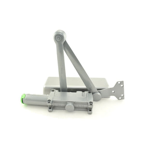 LCN 4111DELEDAALRH Right Hand Heavy Duty Parallel Arm Push Side Mount Delay Adjustable 1-5 Door Closer with TBSRT Thru Bolts 689 Aluminum Finish Sparrow Supply