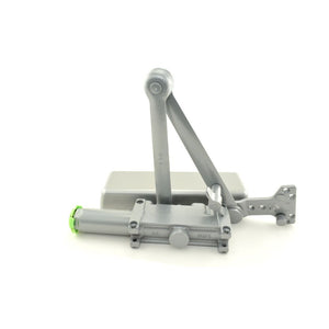 LCN 4111HCUSHALRH Right Hand Heavy Duty Parallel Arm Hold Open Cush Push Side Mount Adjustable 1-5 Door Closer with TBSRT Thru Bolts 689 Aluminum Finish Sparrow Supply