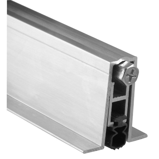 Pemko 411APKL42 42" (3' 6") Full Mortise Automatic Door Bottom with PemkoPrene Mill Finish Aluminum Finish Sparrow Supply