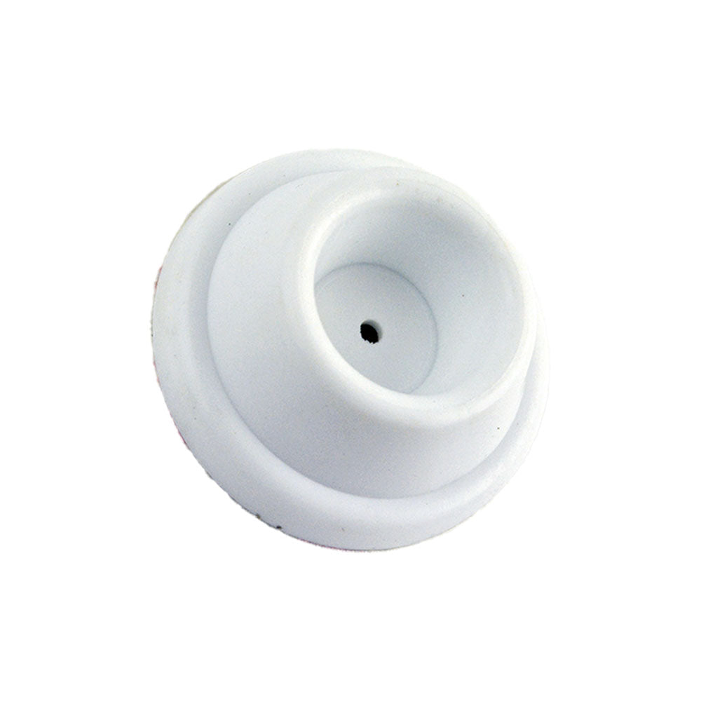 Ives Commercial 411RW Rubber Adhesive Wall Door Stop White Finish Sparrow Supply