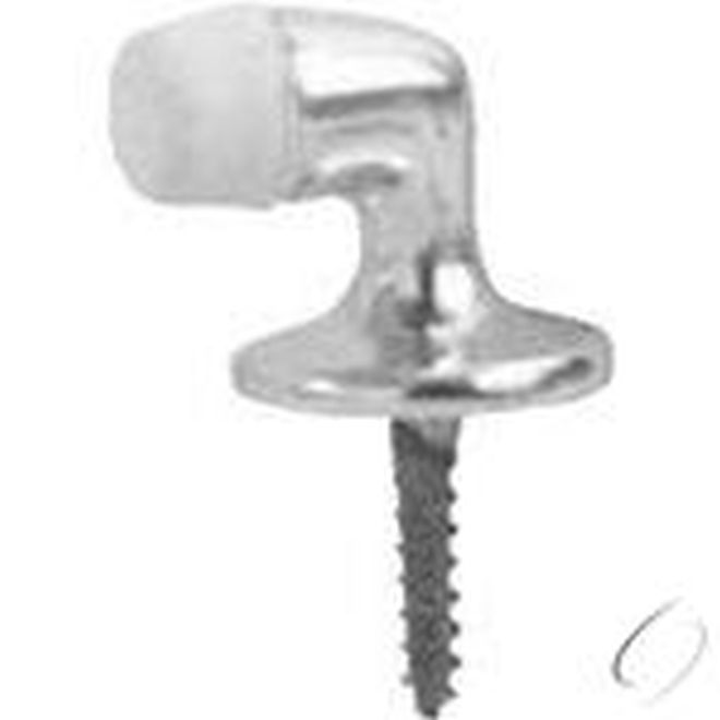 Ives Commercial 430B26 Solid Brass Floor Door Stop Bright Chrome Finish Sparrow Supply