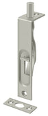 Deltana 4FBS15 4" Flush Bolt; Heavy Duty; Satin Nickel Finish Sparrow Supply