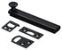 Deltana 4SBCS19 4" Surface Bolt; Concealed Screw; Heavy Duty; Black Finish Sparrow Supply