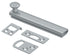 Deltana 4SBCS26D 4" Surface Bolt; Concealed Screw; Heavy Duty; Satin Chrome Finish