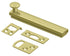Deltana 4SBCS3 4" Surface Bolt; Concealed Screw; Heavy Duty; Bright Brass Finish Sparrow Supply