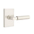 Emtek 5052HECUS15 Hercules Lever Dummy Pair with Modern Rectangular Rose for 1-1/4" to 2" Door Satin Nickel Finish