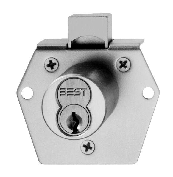 Best 5L7RD2 Cabinet Locks - Satin Chrome Sparrow Supply