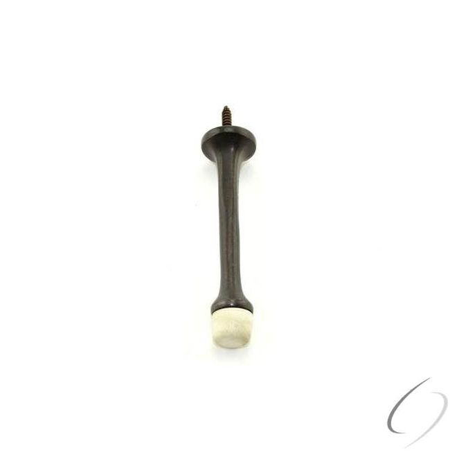 Ives Commercial 60B10B Solid Brass 3-3/4" Solid Door Stop Oil Rubbed Bronze Finish Sparrow Supply