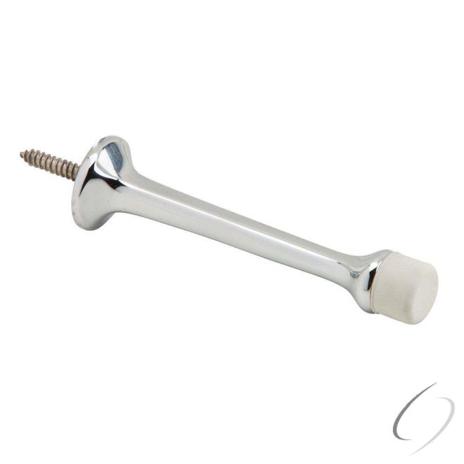 Ives Commercial 60B26 Solid Brass 3-3/4" Solid Door Stop Bright Chrome Finish Sparrow Supply