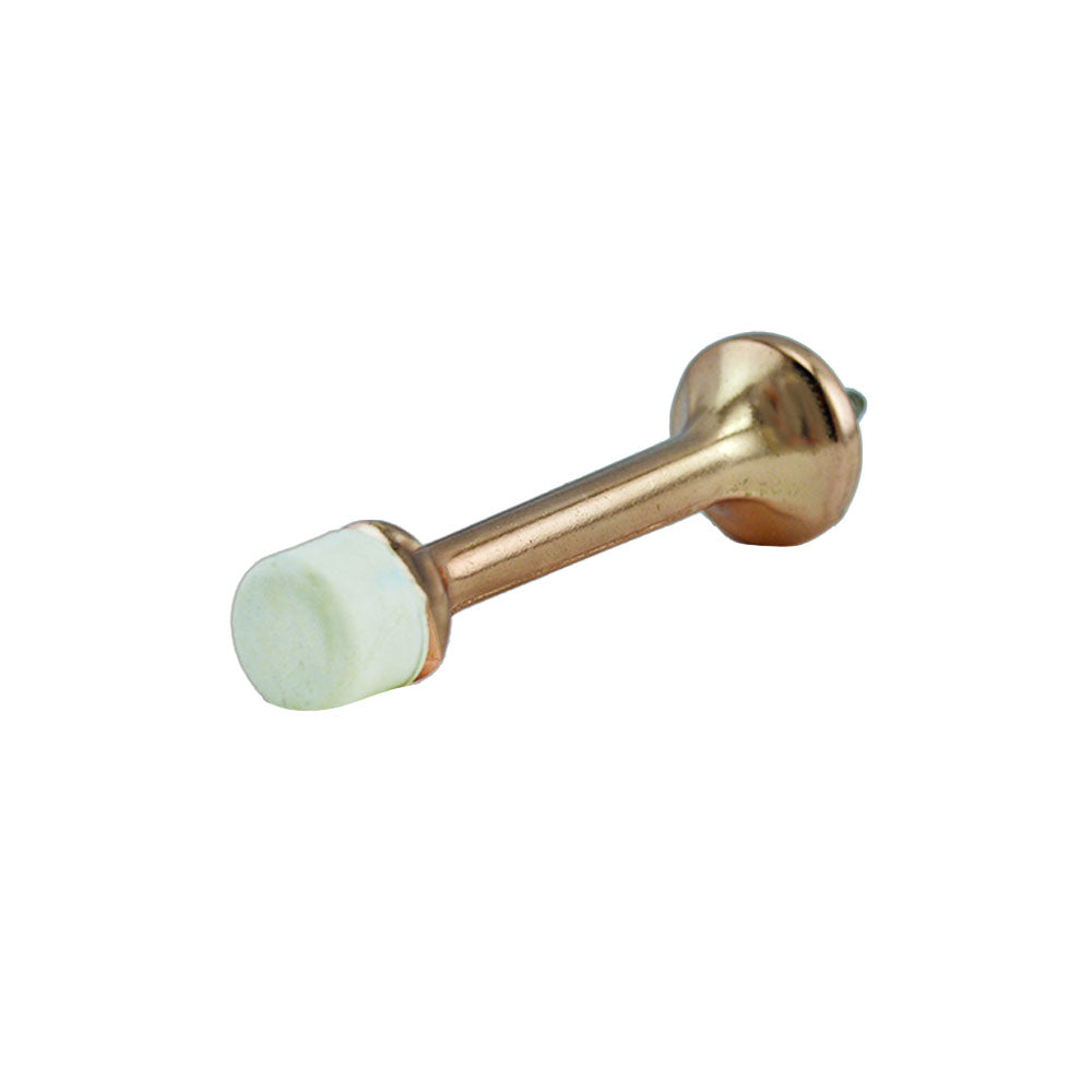 Ives Commercial 61A10 Aluminum 3-3/16" Solid Door Stop Satin Bronze Finish Sparrow Supply