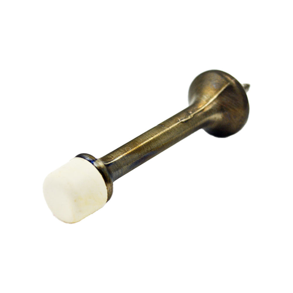 Ives Commercial 61A5 Aluminum 3-3/16" Solid Door Stop Antique Brass Finish Sparrow Supply
