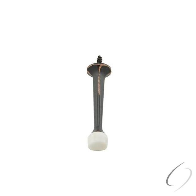 Ives Commercial 61Z716 Zinc 3-3/16" Solid Door Stop Aged Bronze Finish Sparrow Supply