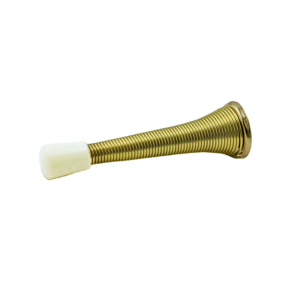 Ives Commercial 63F605E Steel Flexible Door Stop Bright Brass Finish Sparrow Supply
