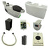 LCN 64402210AL COMPACT Automatic Operator Module and Touchless Battery Powered Kit with Gearmotor Assembly, Cover, Wall Adapter, Door Loop, 30' of Copper Wire, and 8310-2210 Touchless RF Actuator Kit Aluminum Finish (4040XP Closer Required) Sparrow Supply