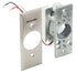 Schlage Electronic 65305NS SPDT Momentary Single Direction Heavy Duty Narrow Stile Keyswitch Satin Stainless Steel Finish Sparrow Supply