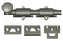 Deltana 6SB15A 6" Surface Bolt; Heavy Duty; Antique Nickel Finish Sparrow Supply
