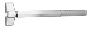 ASSA Abloy Accentra 7100F36630 Fire Rated 3' Rim Exit Only Exit Device US32D (630) Satin Stainless Steel Finish Sparrow Supply