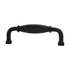 Emtek 76024FBS Normandy Cabinet Pull with 4" Center to Center Flat Black Steel Finish Sparrow Supply