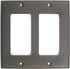 Rusticware 787ORB Double Rocker Switch Plate Oil Rubbed Bronze Finish