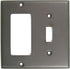 Rusticware 788ORB Double Rocker and Toggle Switch Plate Oil Rubbed Bronze Finish