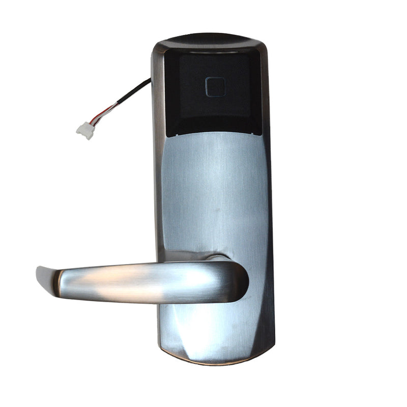 Dormakaba 79PS016T1EL32626 RT Plus Standalone RFID Proximity Unit Privacy Mortise Lockset with Deadbolt; 1-1/4" ASM; Long Lever; Toggle; Bluetooth (BLE); Electronic Lock Override (ELO); Left Hand or Right Hand Reverse; (626) Satin Chrome Finish Sparrow Supply