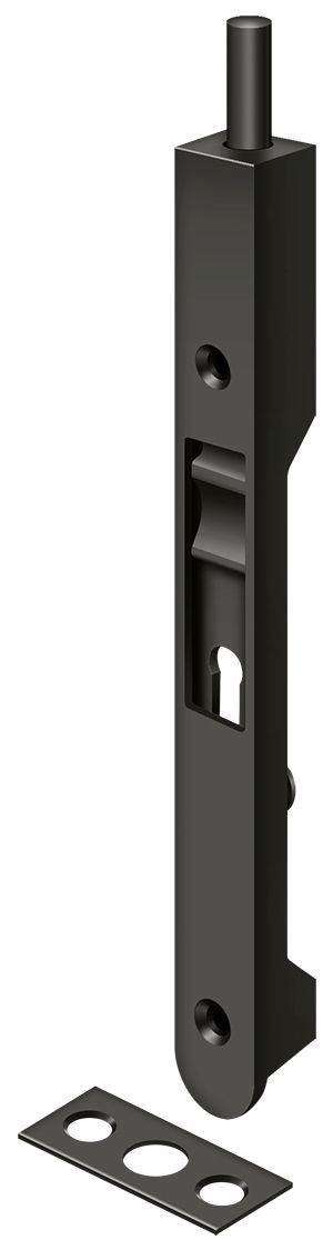 Deltana 7FBR10B 7" Flush Bolt; Heavy Duty; Oil Rubbed Bronze Finish