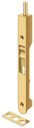 Deltana 7FBRCR003 7" Flush Bolt; Heavy Duty; Lifetime Brass Finish