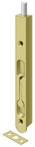 Deltana 7FBZ3 7" Flush Bolt; Zinc; Bright Brass Finish