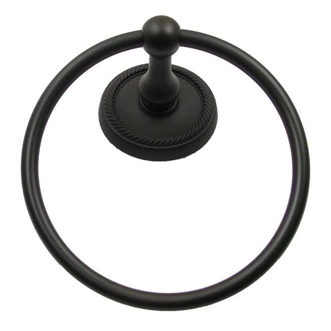 Rusticware 8186ORB Riverside Towel Ring Oil Rubbed Bronze Finish Sparrow Supply
