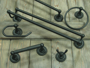 Rusticware 8203BLK Towel and Robe Hooks - Black Sparrow Supply