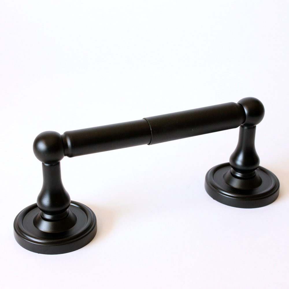 Rusticware 8208BLK Midtowne Standard Tissue Roll Holder Black Finish Sparrow Supply
