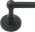 Rusticware 8218BLK 18" Midtowne Towel Bar Black Finish Sparrow Supply
