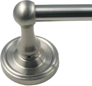 Rusticware 8218SN 18" Midtowne Towel Bar Satin Nickel Finish Sparrow Supply