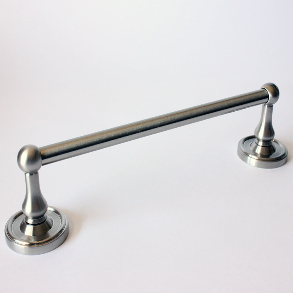 Rusticware 8224SN 24" Midtowne Towel Bar Satin Nickel Finish Sparrow Supply