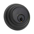 Emtek 8455US19 Low Profile Single Cylinder Deadbolt Flat Black Finish Sparrow Supply