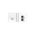 Emtek 8469US26 Square Single Cylinder Deadbolt Polished Chrome Finish Sparrow Supply