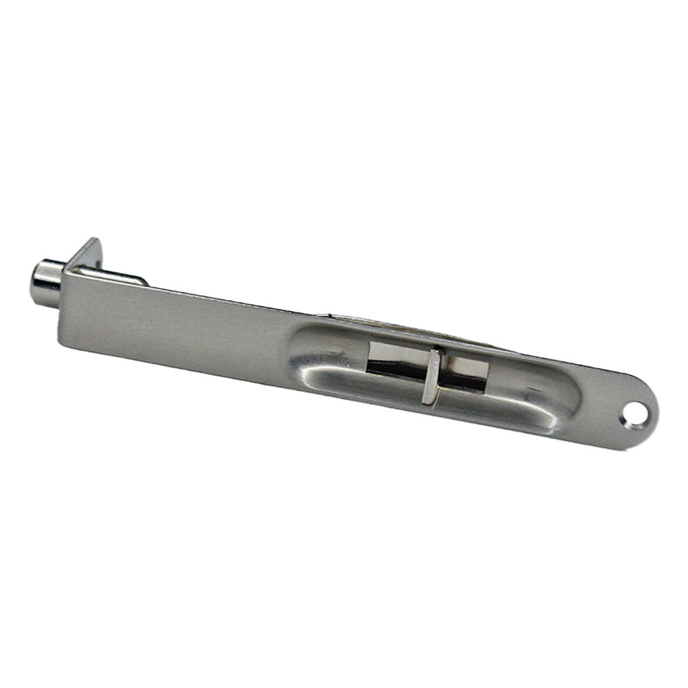 Emtek 8502US15 6" Round Corner Flush Bolt Satin Nickel Finish