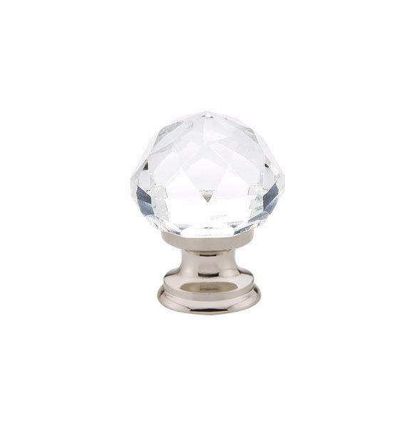Emtek 86003US14 Diamond 1" Cabinet Knob Polished Nickel Lifetime Finish Sparrow Supply