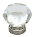 Emtek 86011US15 Old Town Clear 1-1/4" Cabinet Knob Satin Nickel Finish Sparrow Supply