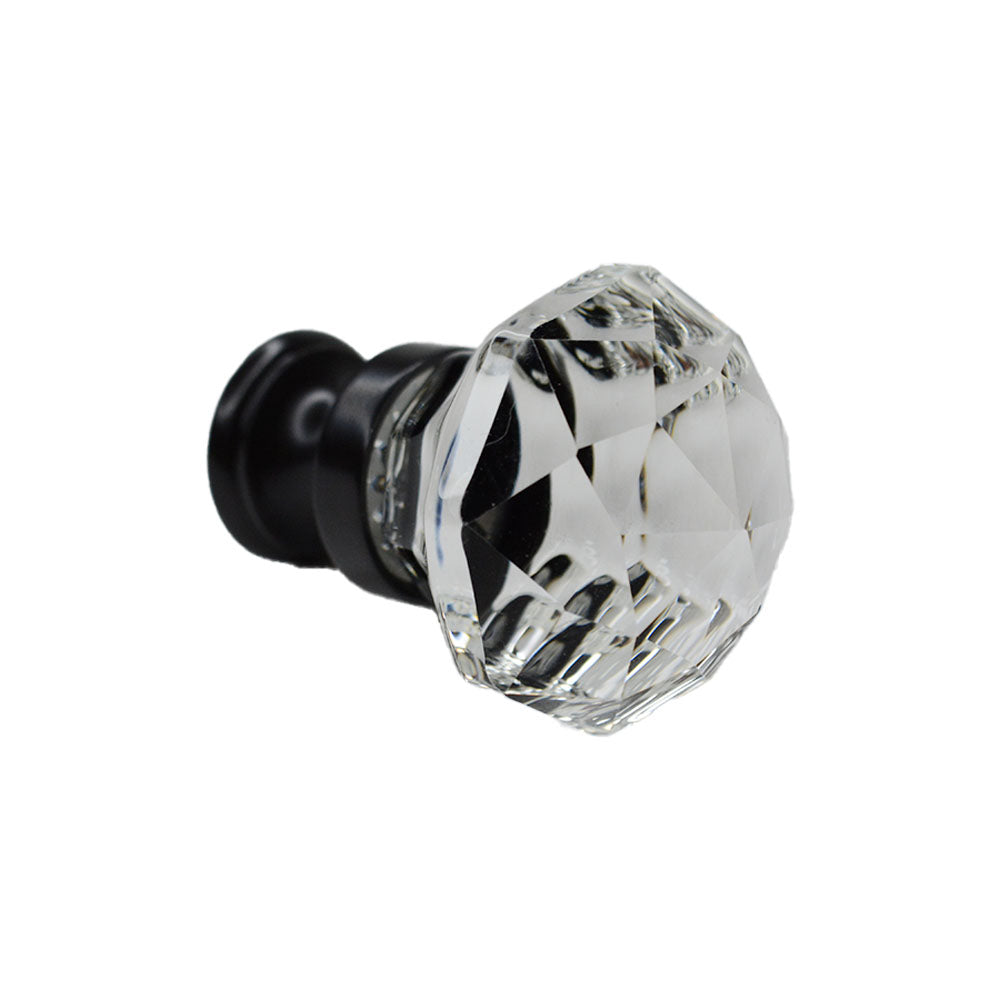 Emtek 86012US10B Diamond 1-1/4" Cabinet Knob Oil Rubbed Bronze Finish Sparrow Supply