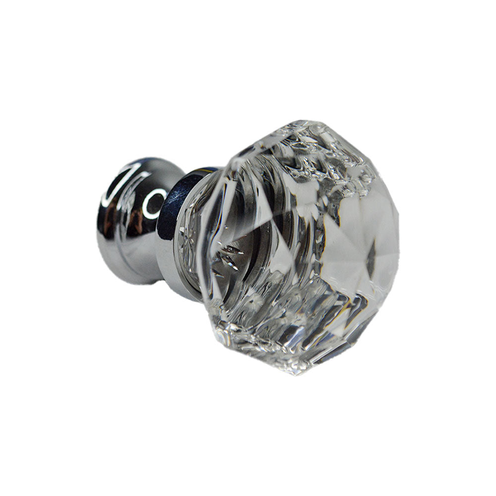 Emtek 86012US26 Diamond 1-1/4" Cabinet Knob Polished Chrome Finish Sparrow Supply