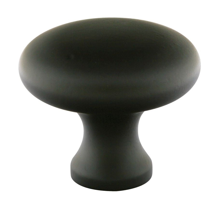 Emtek 86014US19 Providence 1-1/4" Cabinet Knob Flat Black Finish Sparrow Supply